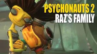 Psychonauts 2: Raz's family introduction + Queepie location