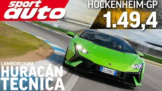 Lamborghini Huracán Tecnica | Hot Lap Hockenheim-GP | sport auto