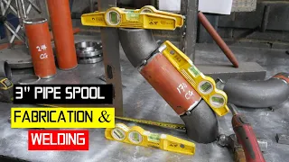 3" PIPE SPOOL COMPLETE FABRICATION  *TIPS AND TRICKS*  MIG/MAG