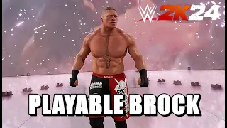 How to Get BROCK LESNAR in WWE 2K24  #WeWantBrock