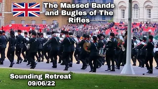 "Sounding Retreat" The Massed Bands and Bugles of The Rifles - 9th June 2022