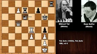 Mikhail Tal vs Ram Soffer - Tel Aviv (1990)