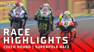 All the key moments from an enthralling Superpole Race 🚀 | #CZEWorldSBK 🇨🇿