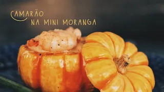 Receita de Camarão na Mini Moranga