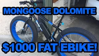 BBS02 Powered Mongoose Dolomite: Sub 1000 Dollar Fat Tire eBike!