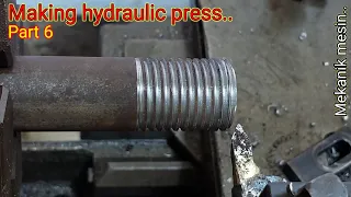 The easiest way to make a lathe tool for cutting threads!! Strong bolts for clamping hydraulic press