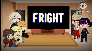 Mlb/Miraculous Ladybug Villains and Amilie react to FNAF Ultimate Fright