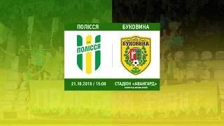 "Полісся" vs "Буковина". 2 ліга. 14 тур. Сезон 18/19. LIVE - Житомир.info