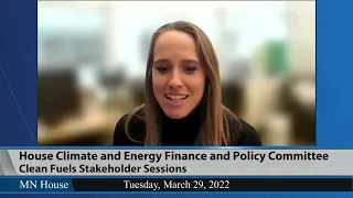 House Climate and Energy Finance and Policy Committee 3/29/22