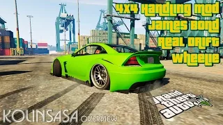 GTA 5 Real Drift, Wheelie, James Bond, 4x4 Handling Mod v2