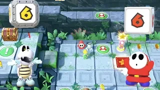Super Mario Party - Domino Ruins Treasure Hunt (Dry Bones/Shy Guy vs Goomba/Boo) | MarioGamers