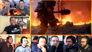 reaction to battlefield v - firestorm battle royale reveal trailer reaction mashup