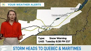 Updated weather forecast | Huge winter storm barrels through Ontario