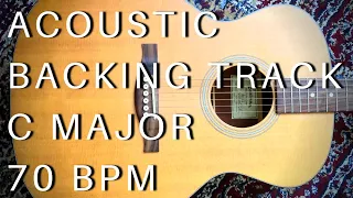 Acoustic Guitar Backing Track | C Major (70 Bpm)