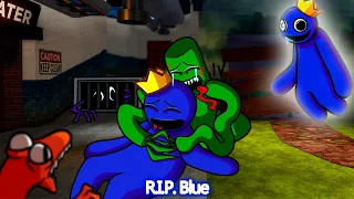 R.I.P.  BLUE Rainbow Friends Sings Goodbye World in FNF | Goodbye Blue - Sad Song