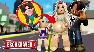 MINHA MÃE FICOU GRÁVIDA DE UMA BEBÊ SEREIA | Historinha ROBLOX no Brookhaven 🏡RP