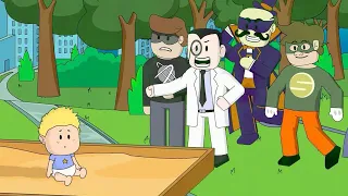 Baby Alan VS The Super Villains - Baby Alan Cartoon Season 2 Episode 18