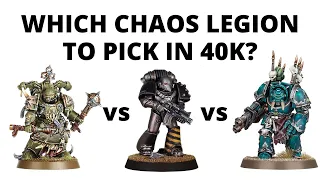 Which Chaos Space Marine Legion to Choose in Warhammer 40K? Every Army Reviewed!