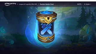 Random Bauble Chest From AMAZON PRIME GAMING LEAGUE OF LEGENDS WILD RIFT