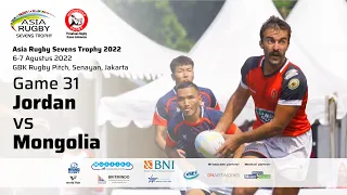 Game 31 5th Place SF Men - Jordan vs Mongolia (Asia Rugby Sevens Trophy 2022)