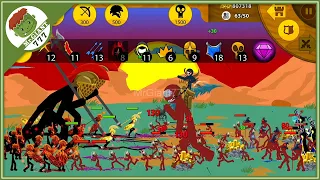 THE GRIFFON GLADIATOR GIANTS VS THE RED ZOMBIE KAI GIANTS | Stick War Legacy Mod | MrGiant777