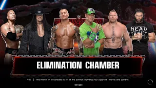 6-Man Elimination Chamber Match Full Gameplay | WWE2K22 | PS5 4K 60FPS