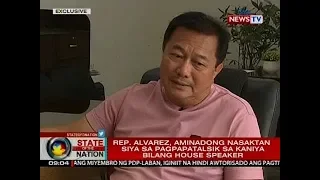 Rep. Pantaleon Alvarez, aminadong nasaktan siya sa pagpapatalsik sa kaniya bilang House Speaker