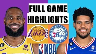 Los Angeles Lakers VS. Philadelphia 76ers FULL GAME Highlight | Dec 09 | NBA  2022/23