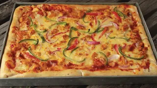 Party Pizza Recipe with Perfect Mesurements 😍 Recipe By Chef Hafsa | Hafsas Kitchen