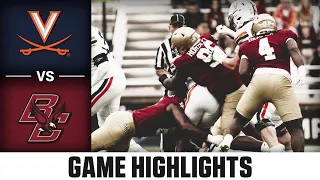 Virginia vs. Boston College Game Highlights | 2023 ACC Football