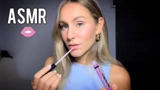 ASMR 100 capas de gloss💄 #asmr #mouthsounds #asmrsounds