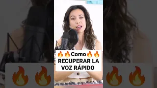 Como recuperar la voz ronca rápido. Remedios para cuidar la voz. Clases de canto. Natalia Bliss