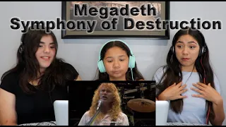 Three Girls React to Megadeth - Symphony of Destruction ( Live in Buenos Aires, Argentina )