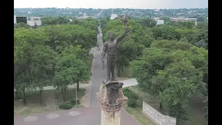 Прометей, г. Каменское, Украина. Monument to Prometheus, Ukraine