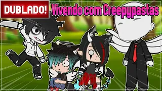 [ DUBLADO ] VIVENDO COM CREEPYPASTAS POR 3 DIAS l GACHA CLUB