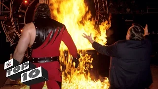 Superstars playing with fire - WWE Top 10