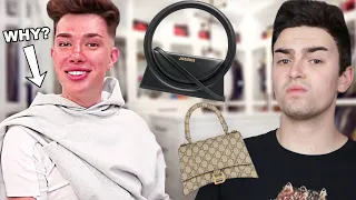 REACTING TO JAMES CHARLES CLOSET TOUR (spoiler: its bad)