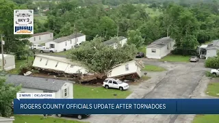 700-800 homes damaged in Rogers County tornado, officials say