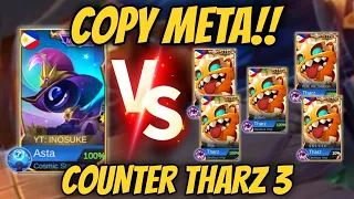 ASTA SKILL 2 VS 5 THARZ 3 !! PERFECT COMMANDER AGAINST THARZ SPAMMERS !! MAGIC CHESS MOBILE LEGENDS