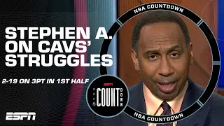 Stephen A.: The Cavs look like a bunch of construction workers with these bricks | NBA Countdown