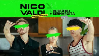 Nico Valdi produciendo a Ruggero y Bernardita