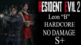 Resident Evil 2 Remake: (PS4) Leon "B" Scenario Hardcore "No Damage" +S Rank