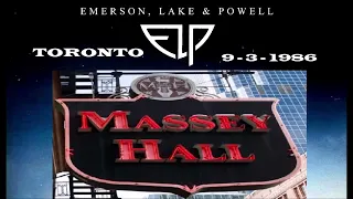 Emerson Lake & Powell Live Toronto Massey Hall 9 3 1986