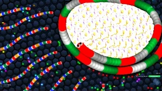 Slither.io |  BIGGEST SNAKE EVER | Road to World Record #1 | TROLLING PEOPLE IN SLITHERIO