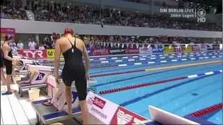 DM 2012 - Finale 200m Lagen der Frauen
