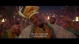 Will Smith  friend like me End title from Aladdin Video and Audio