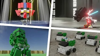 Brickmecha LEGO robot transformers animation compilation 38