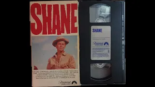 Closing to Shane 1979 VHS