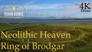 A Neolithic Dream - The Ring of Brodgar Orkney - DJI MINI3 Pro 4K Drone - June 2023 - Mysterious 4K