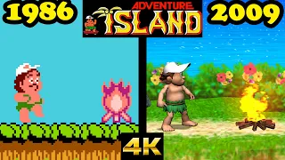 Evolution of Adventure Island games (1986-2009)